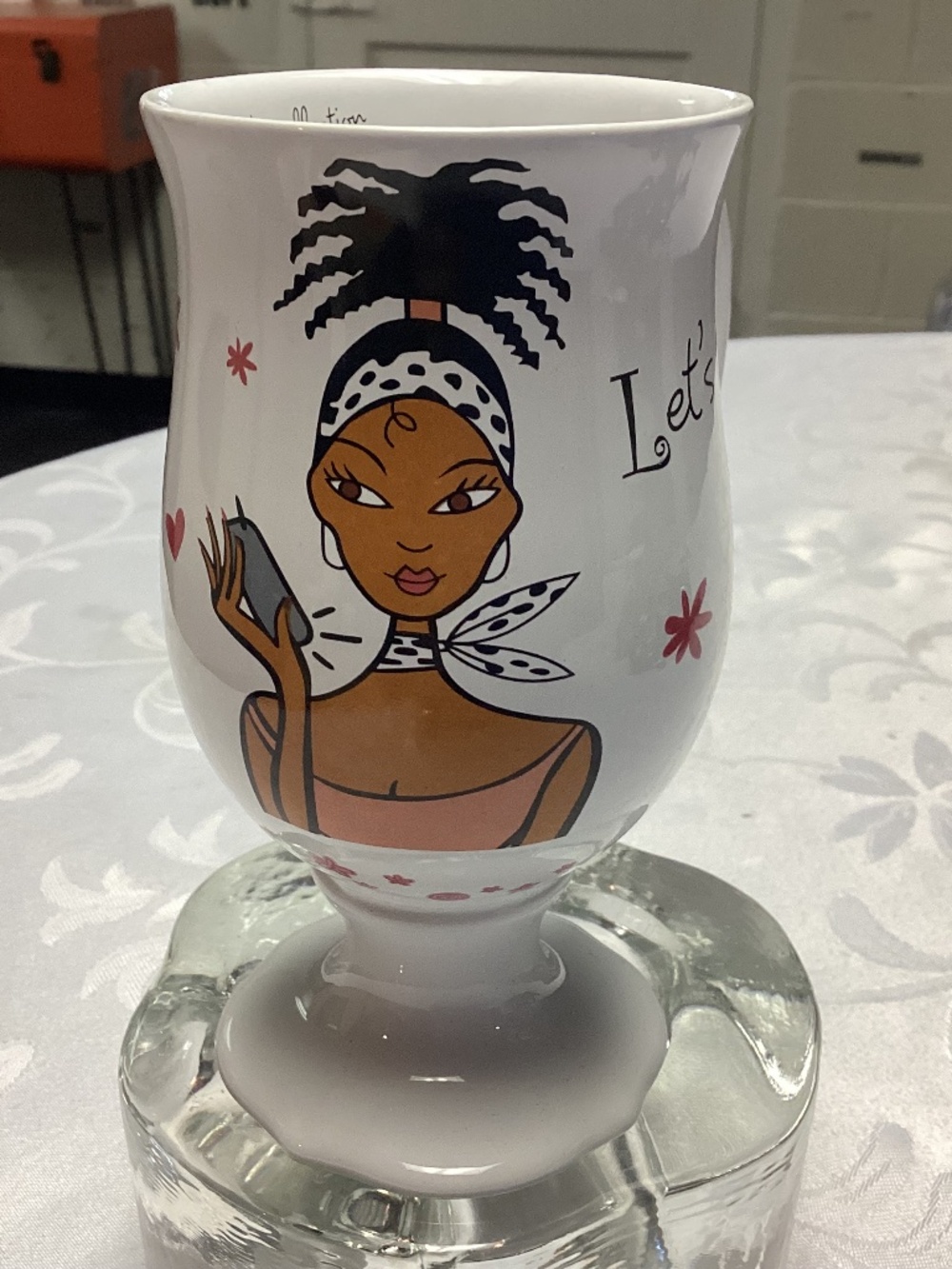 Girl chat mugged by Mary Kay so adorable darker complexion is beautiful